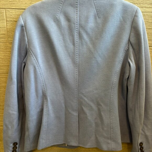 🩵 Talbots Periwinkle Classic Blazer Jacket Size 16P - Picture 2 of 8